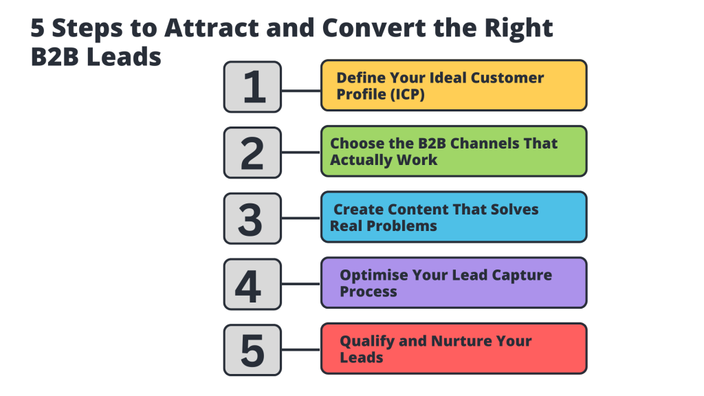 5 steps to attract and convert the right b2b leads
