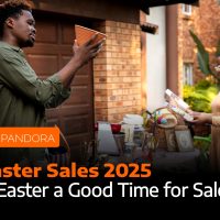 People shopping for easter