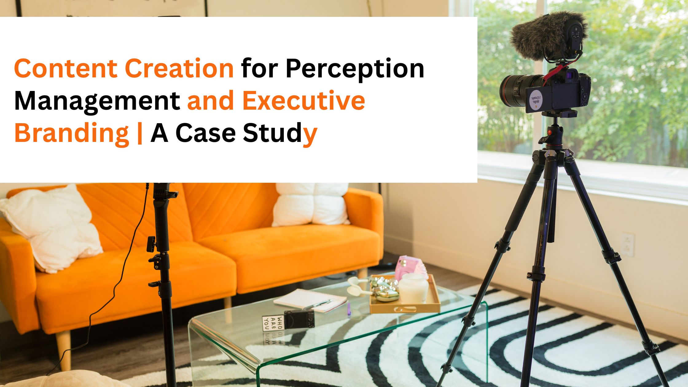 Content creation for perception management and executive branding