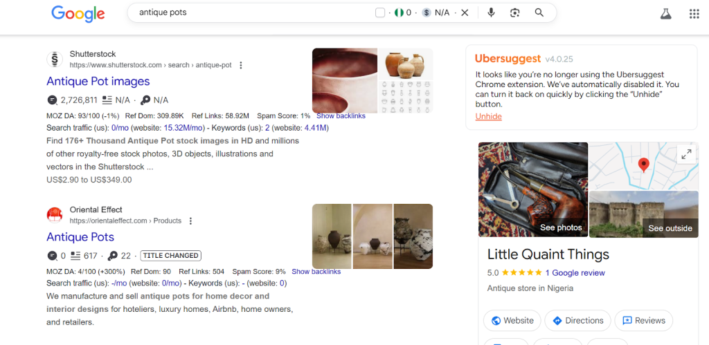 SEO Marketing result