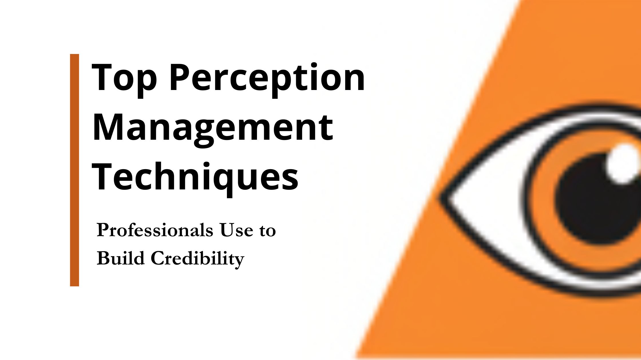 Perception Management Techniques