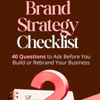 Free Brand strategy checklist