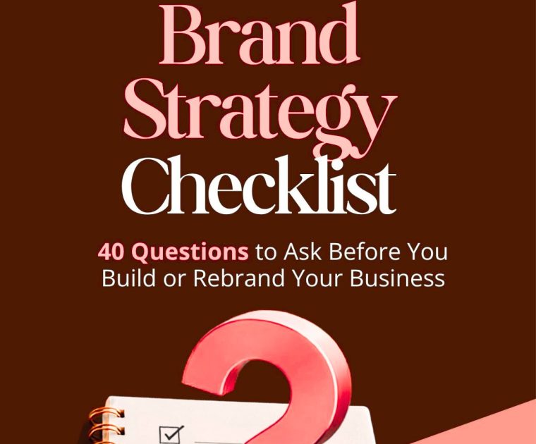 Free Brand strategy checklist