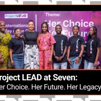 Over a hundred girls at Project LEAD’s International Day of the Girl Child Conference in Fantasia Hall, Eko Hotels & Suites, Lagos for conversation on choice.