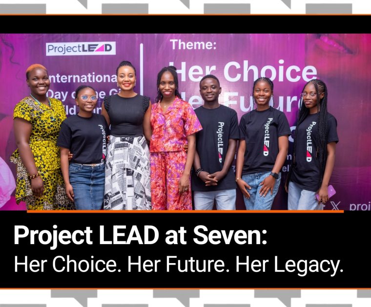 Over a hundred girls at Project LEAD’s International Day of the Girl Child Conference in Fantasia Hall, Eko Hotels & Suites, Lagos for conversation on choice.
